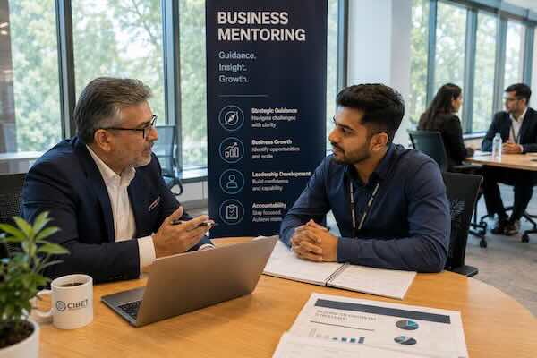 Business mentoring in progress