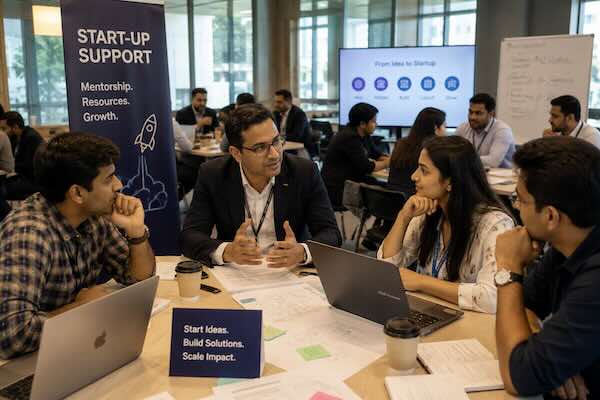 Start-up support in progress