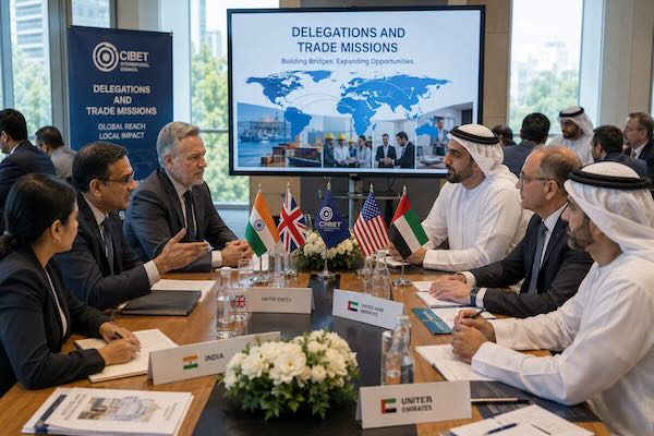 Delegations and trade missions in progress